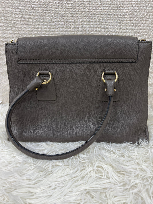 Ferragamo Gray Handle Bags A-17649