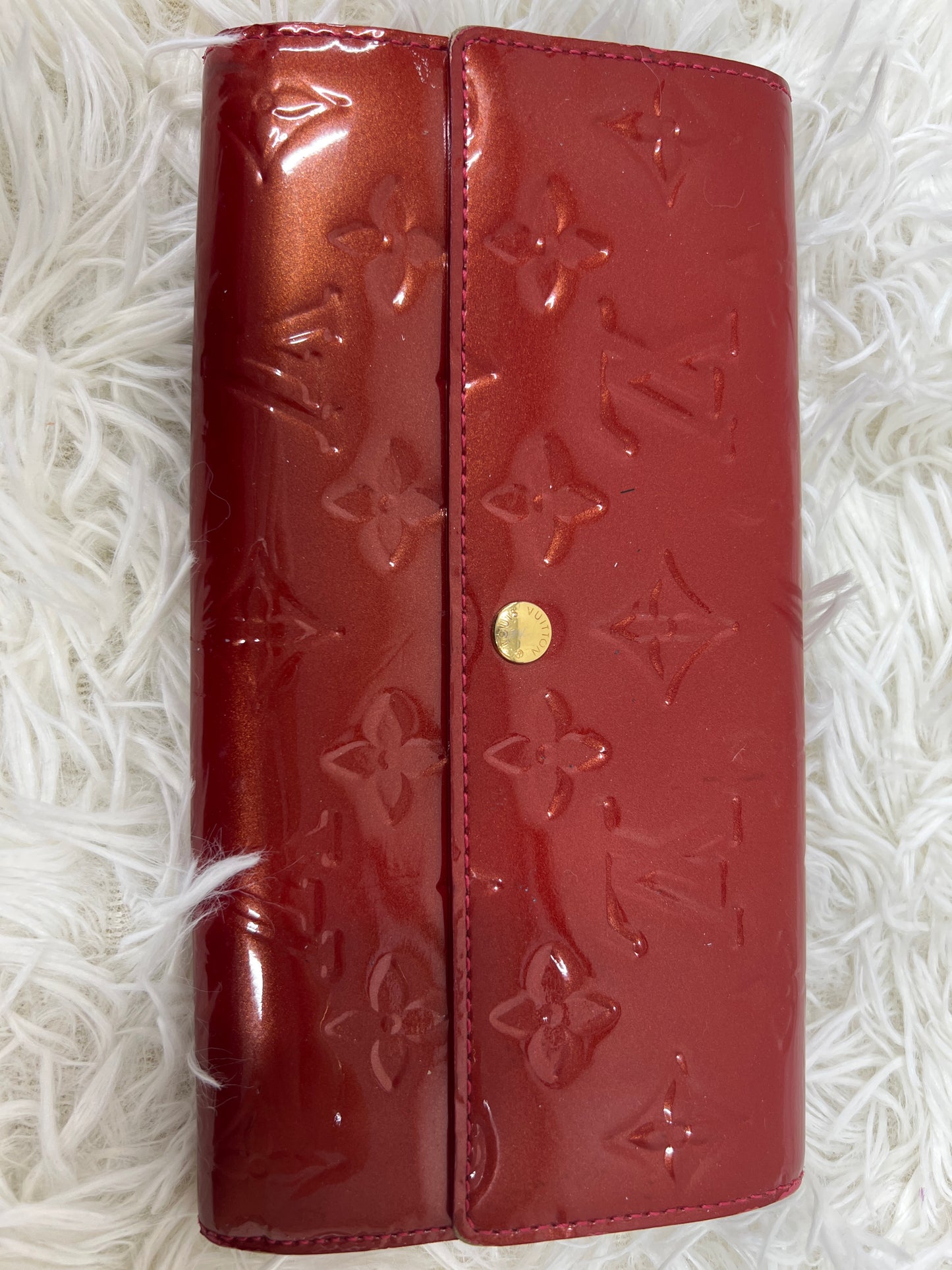 Louis Vuitton Red Wallets A-17665