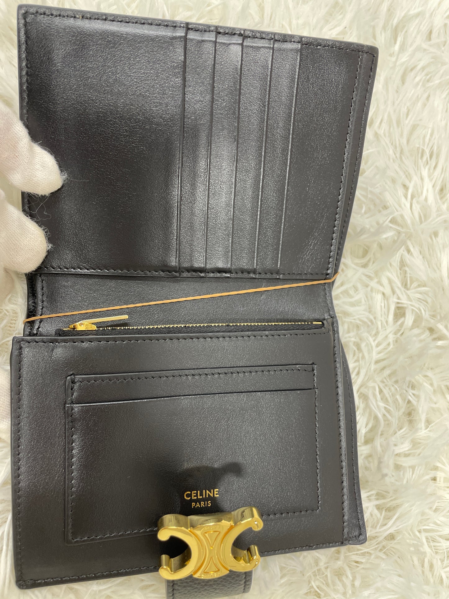 Celine Black Wallets A-17668