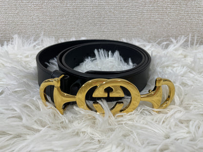 Gucci Black Belts A-17677