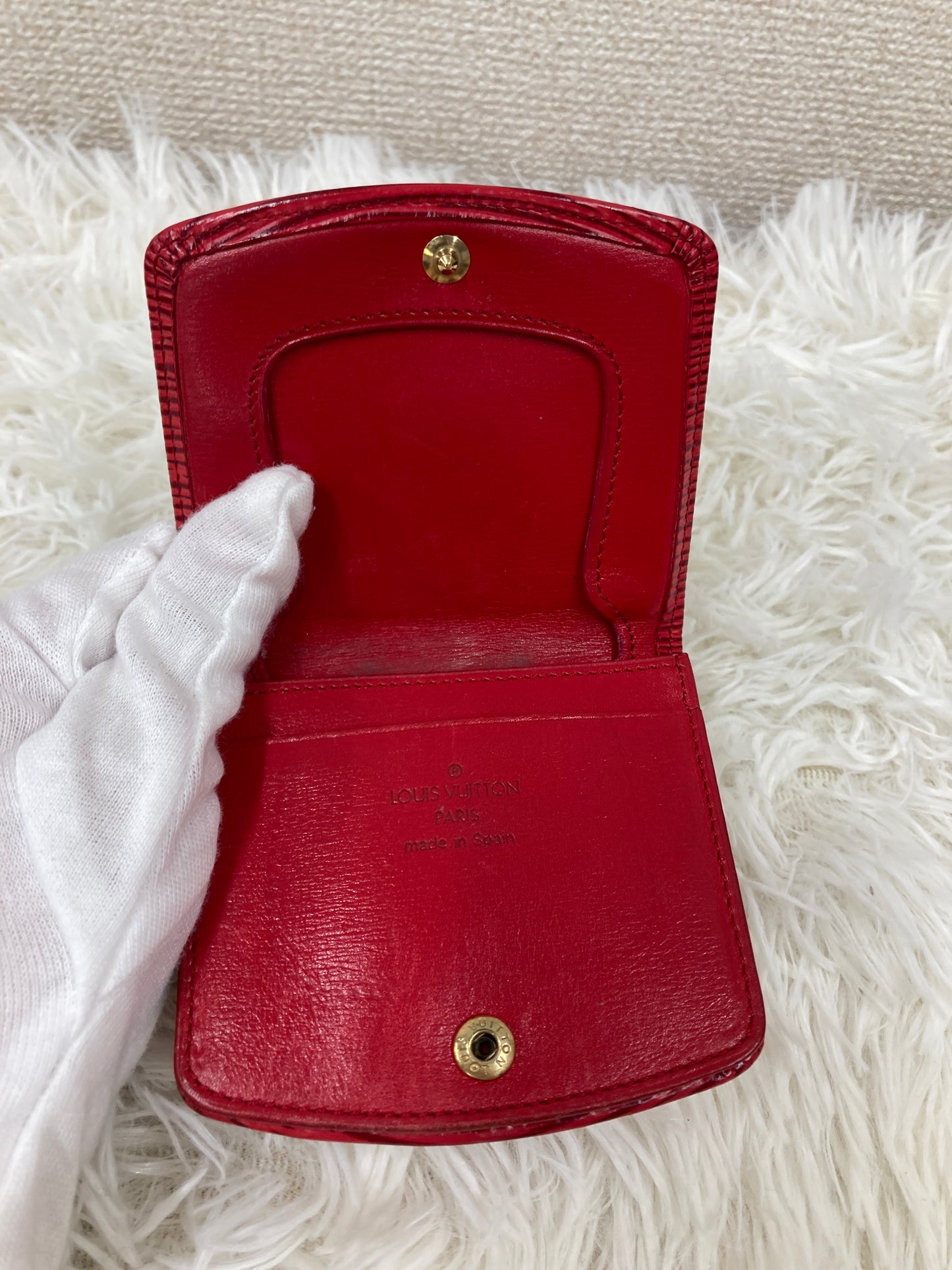 Louis Vuitton Red Wallets A-17692