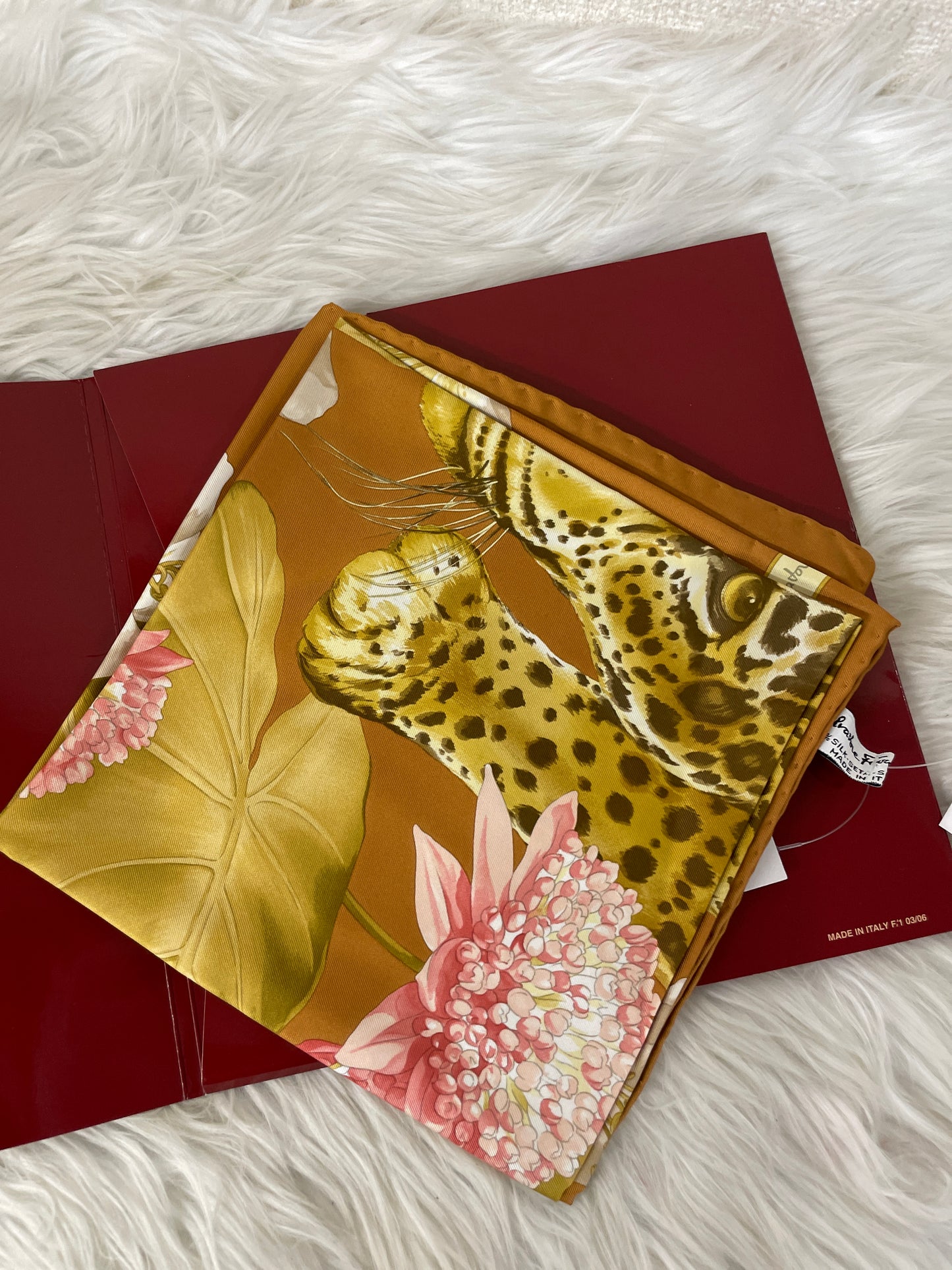 Ferragamo Yellow Scarves A-17712