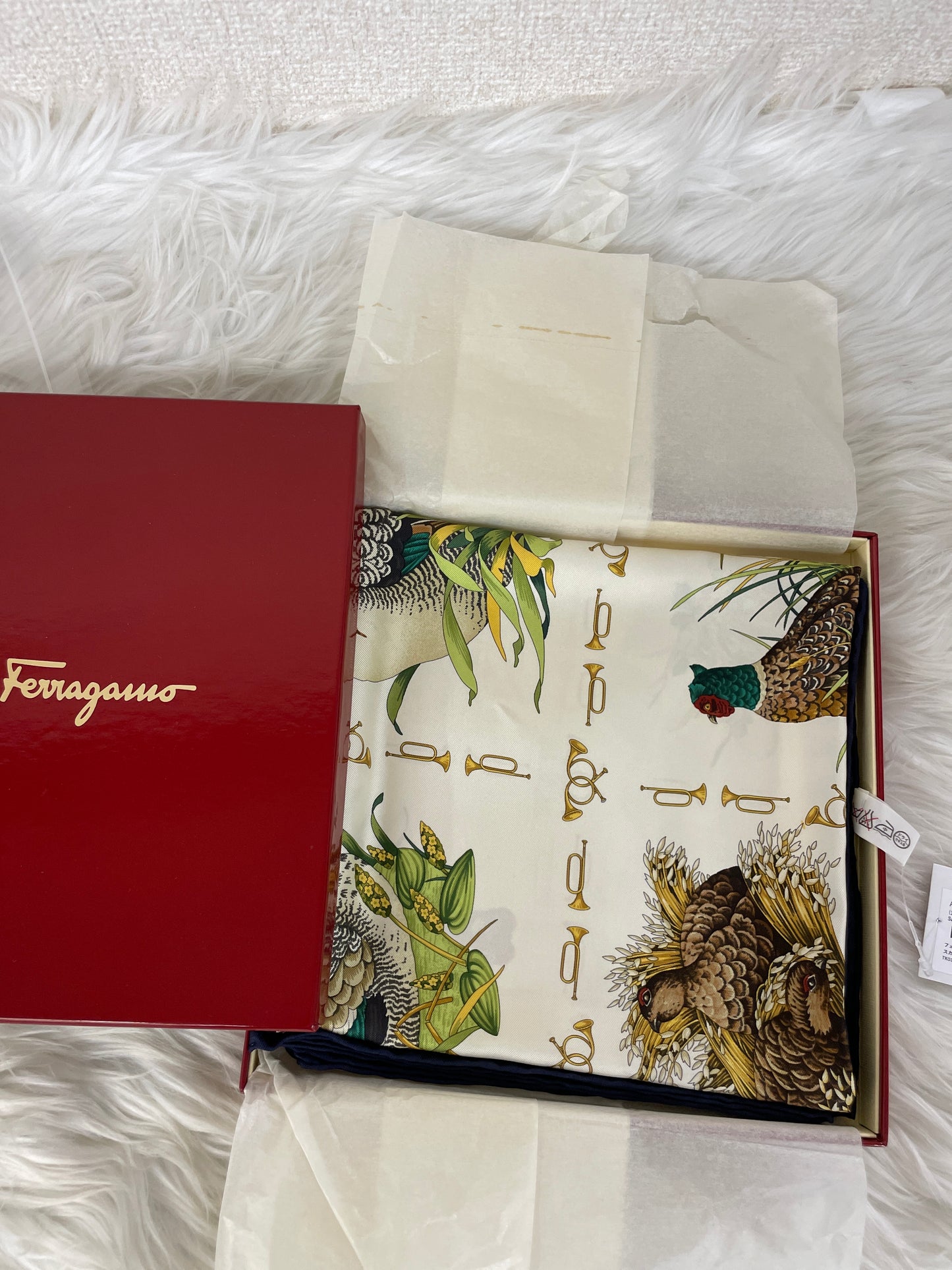 Ferragamo Beige Scarves A-17713