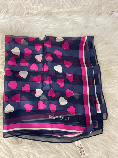 Saint Laurent Navy Scarves A-17718