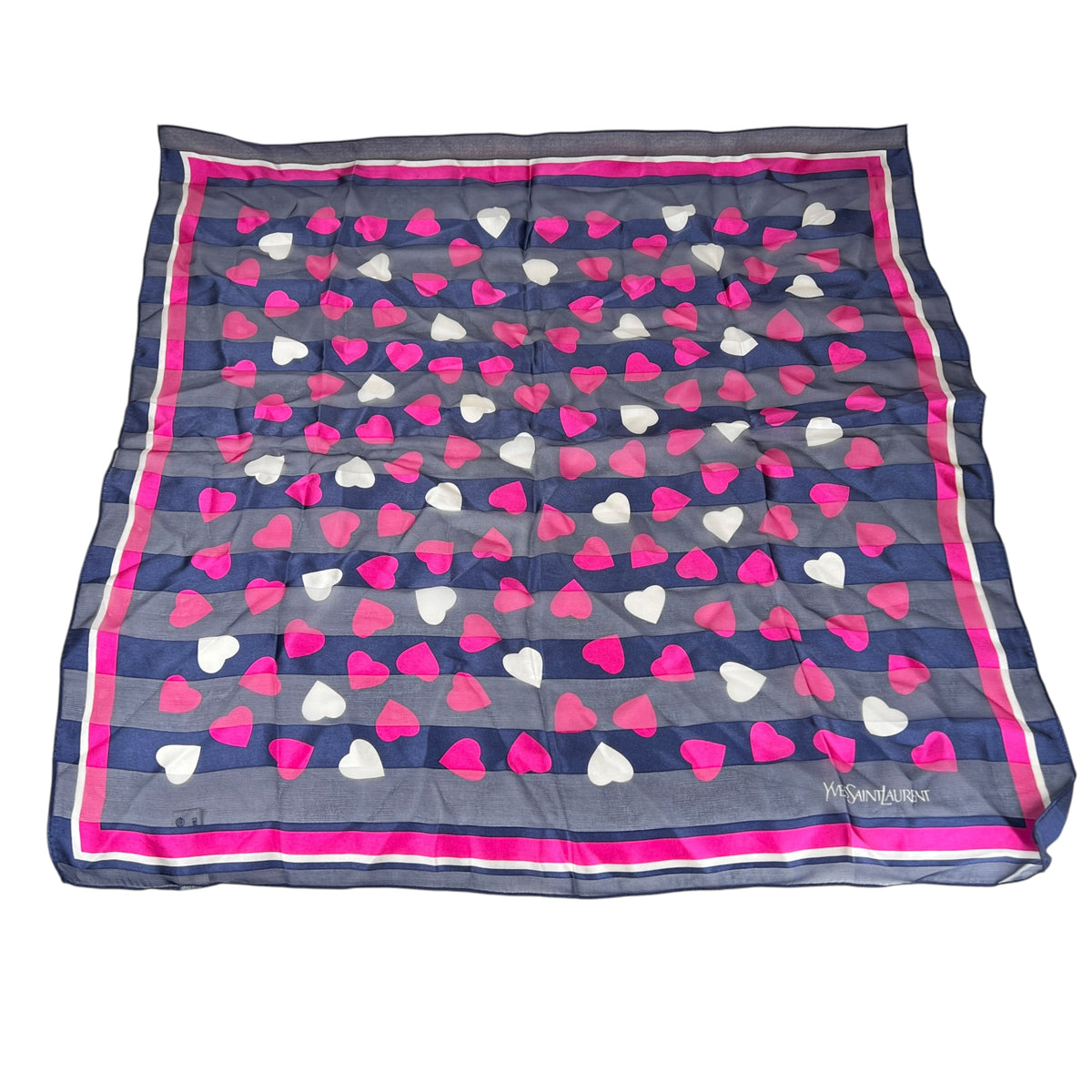 Saint Laurent Navy Scarves A-17718