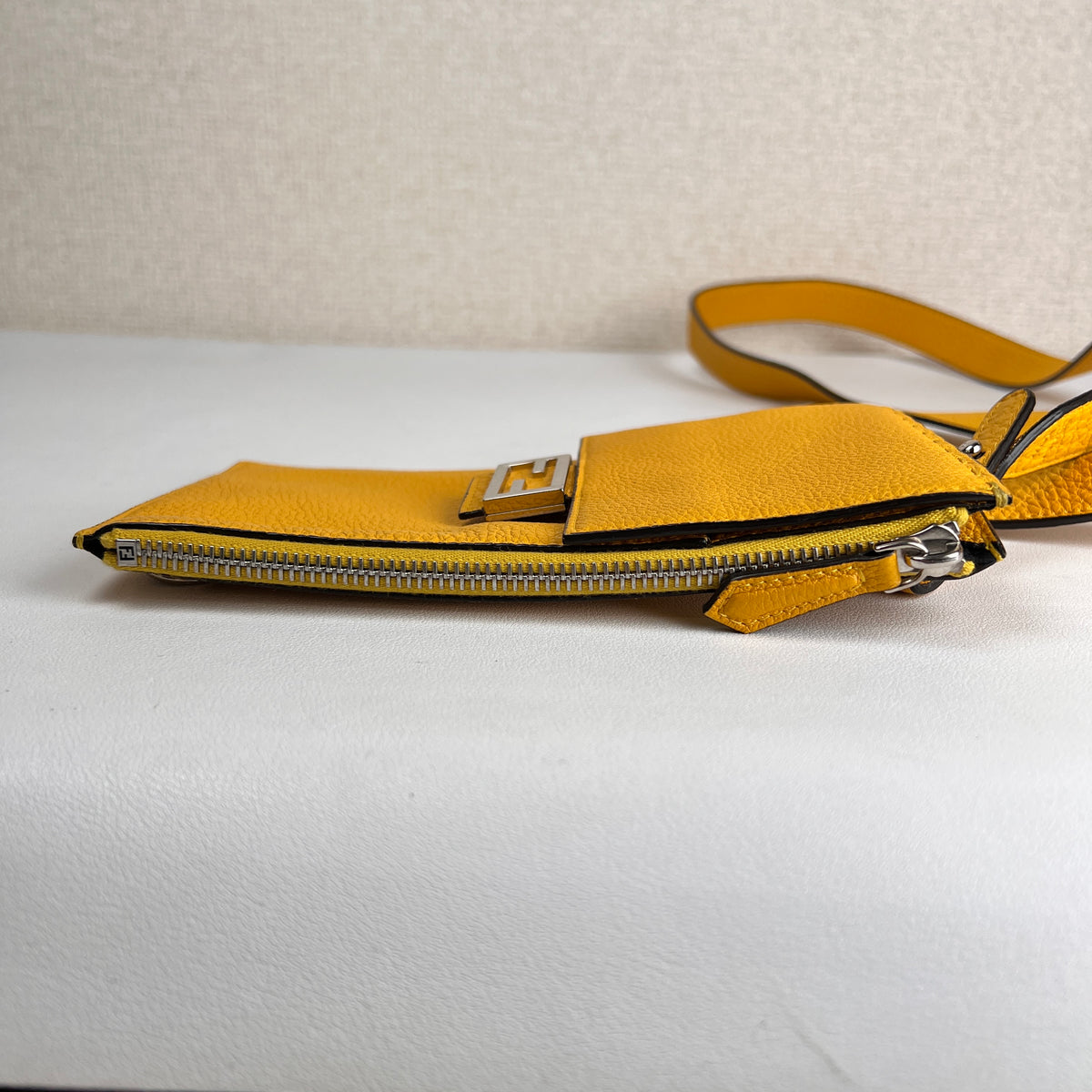 Fendi Yellow Shoulder Bags A-17730