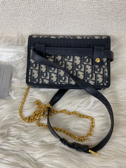 Dior Navy Handle Bags A-17731