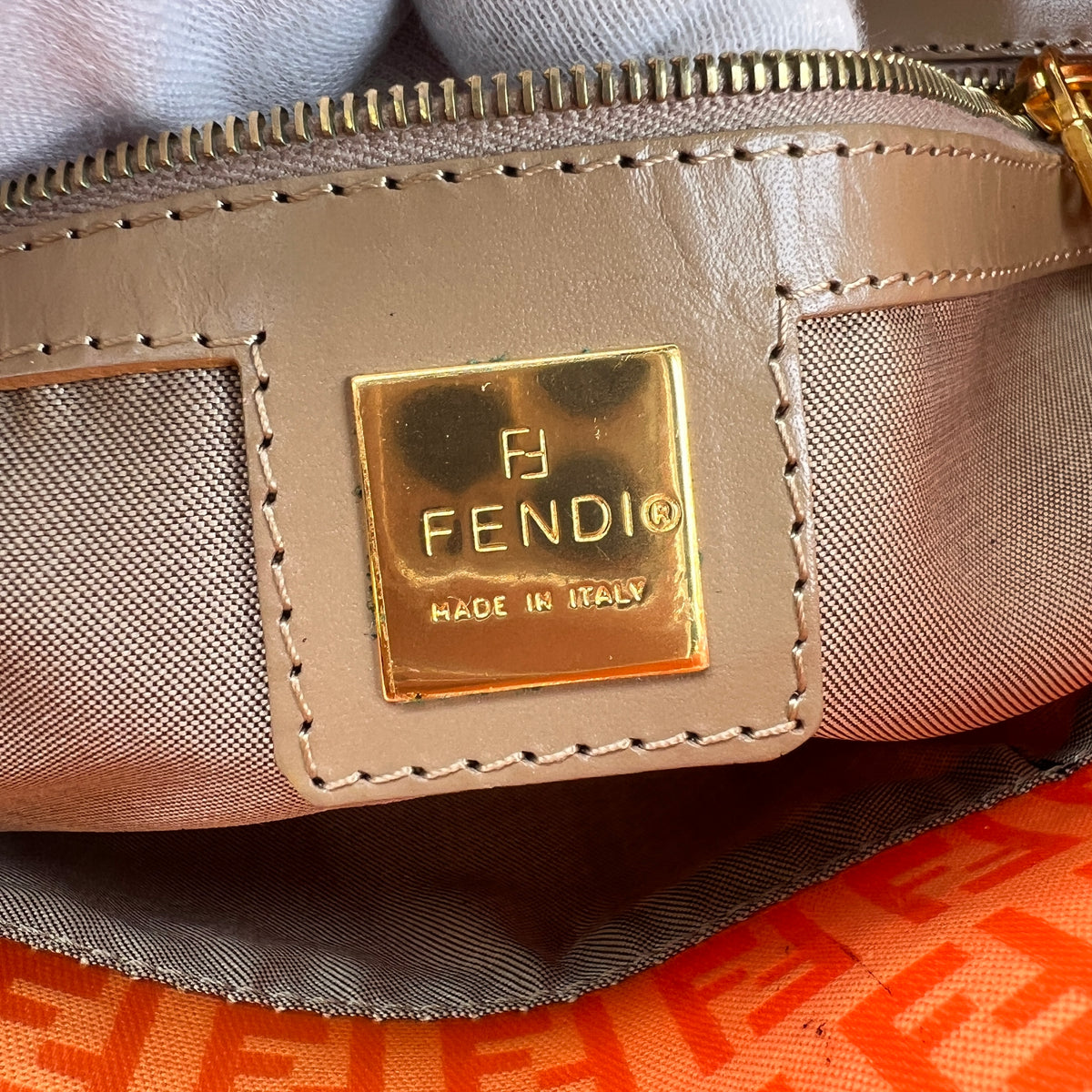 Fendi Orange Shoulder Bags A-17785