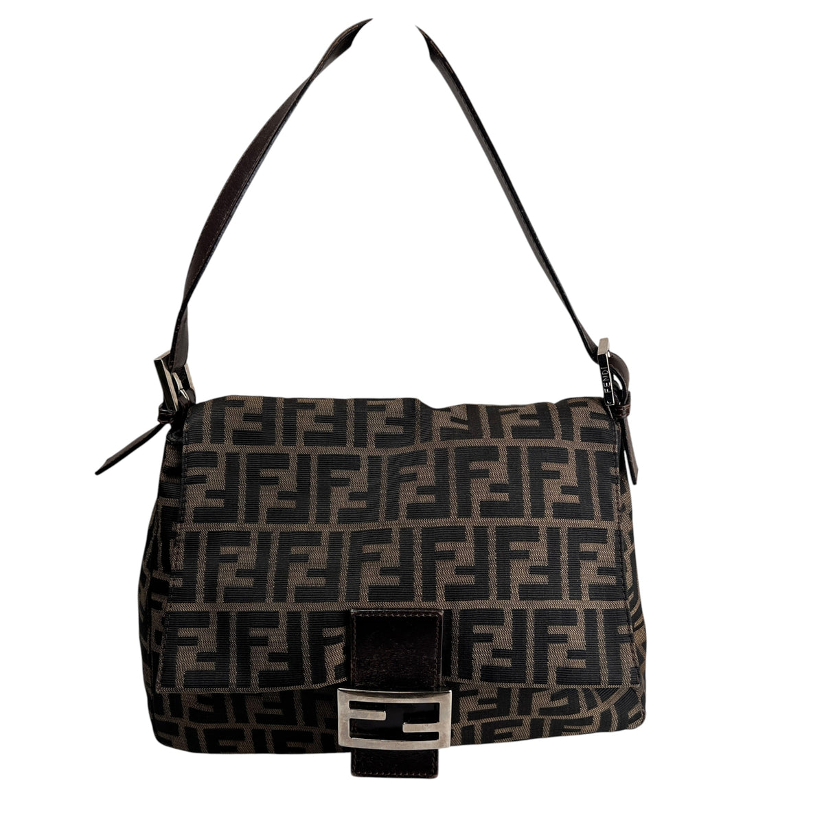 Fendi Brown Shoulder Bags A-17786