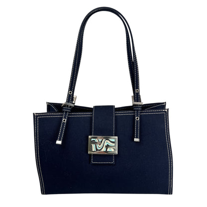 Fendi Navy Tote Bags A-17800