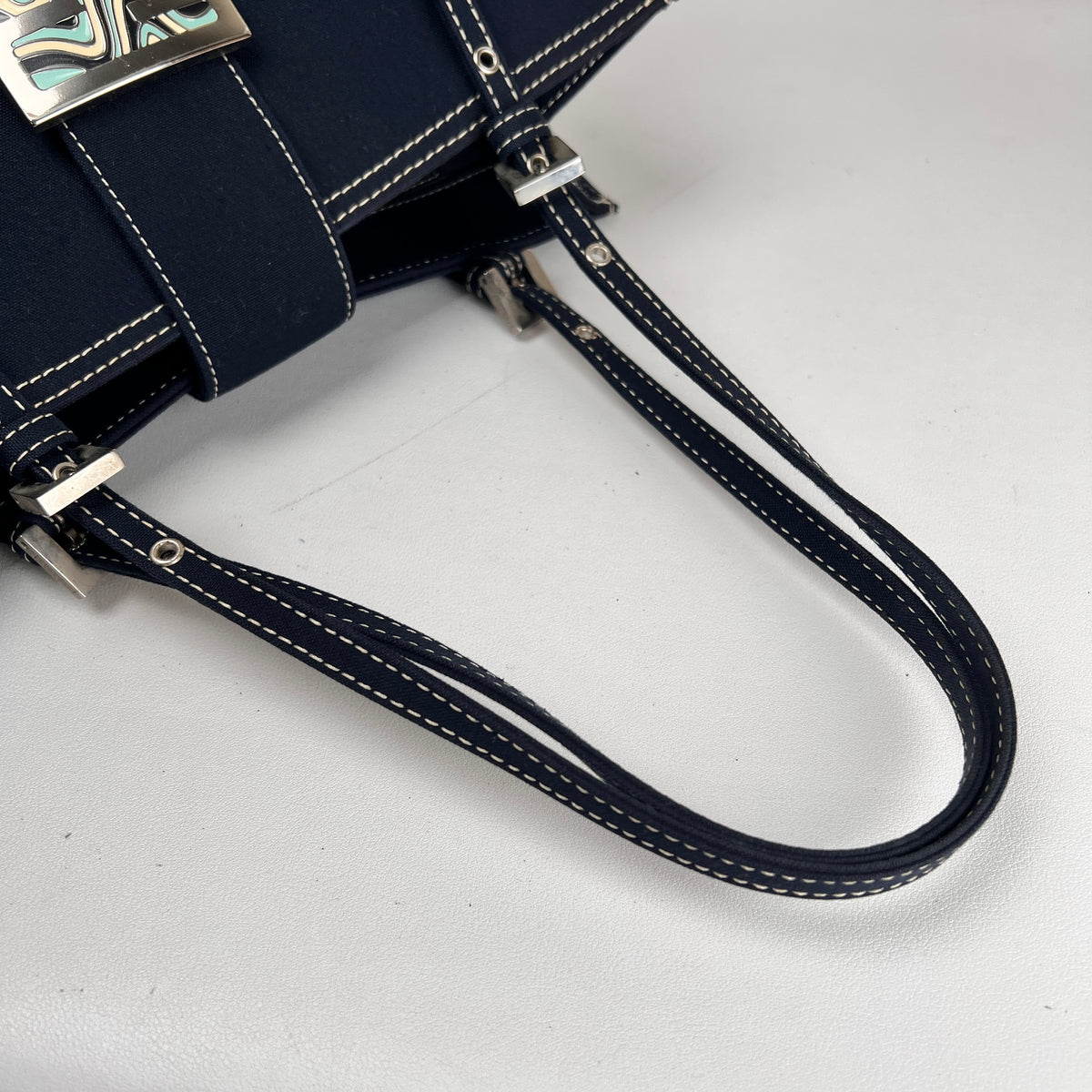 Fendi Navy Tote Bags A-17800