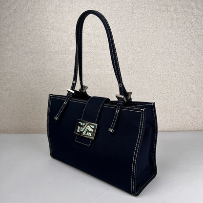 Fendi Navy Tote Bags A-17800