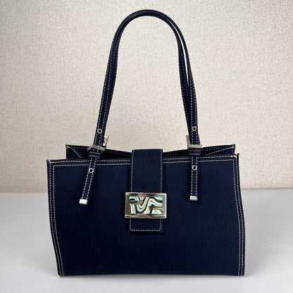 Fendi Navy Tote Bags A-17800