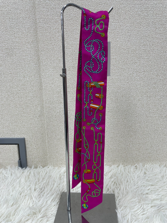 Hermes Pink Scarves A-17842
