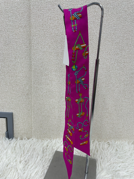 Hermes Pink Scarves A-17842