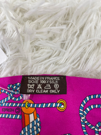 Hermes Pink Scarves A-17842