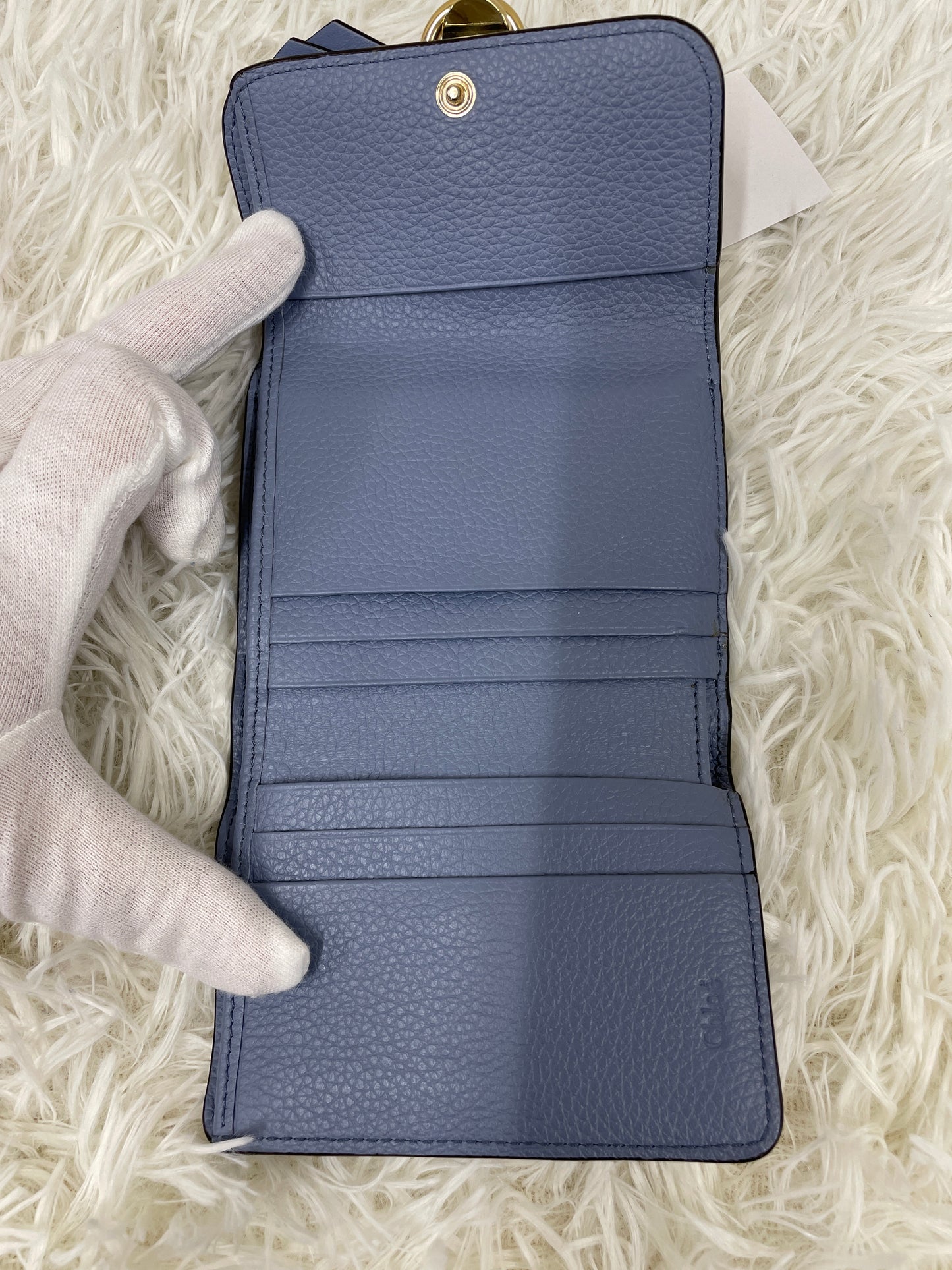 Chloe Blue Wallets A-17843