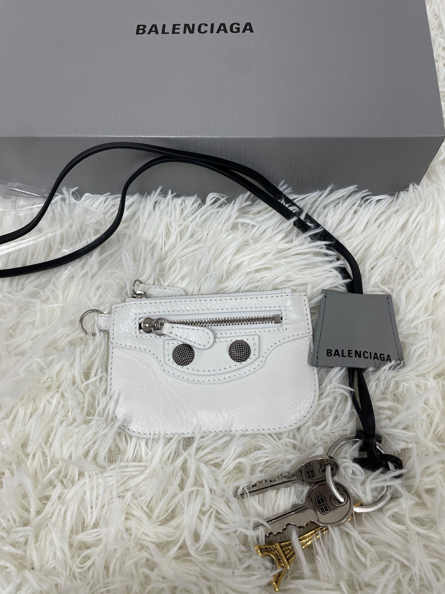Balenciaga White Wallets A-17857