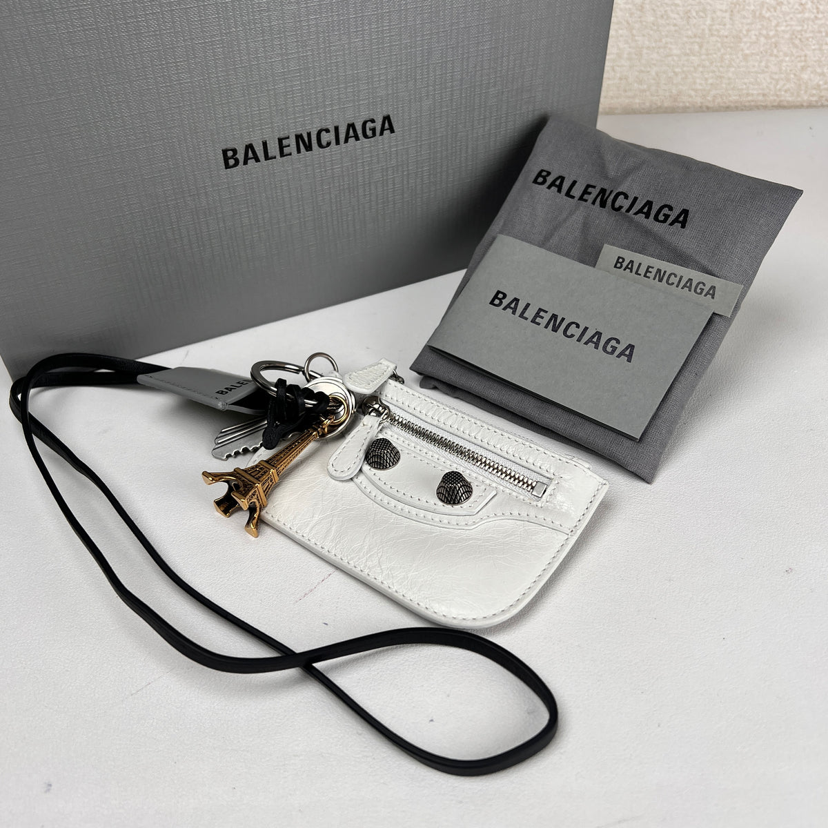 Balenciaga White Wallets A-17857