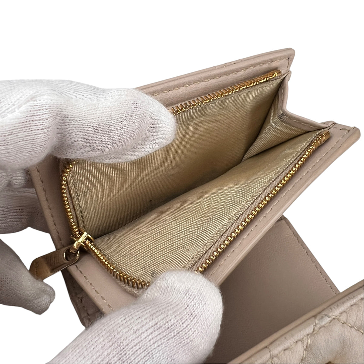 Dior Beige Wallets A-17880