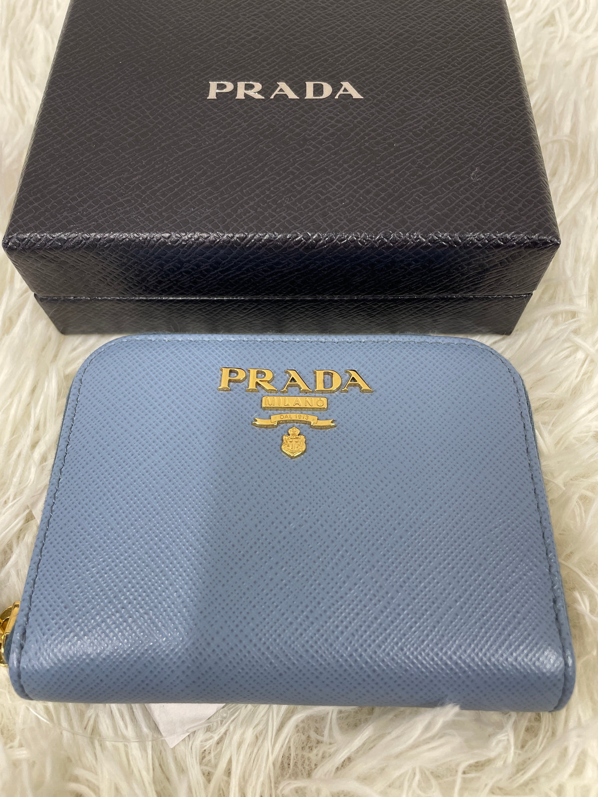 Prada Blue Wallets A-17889
