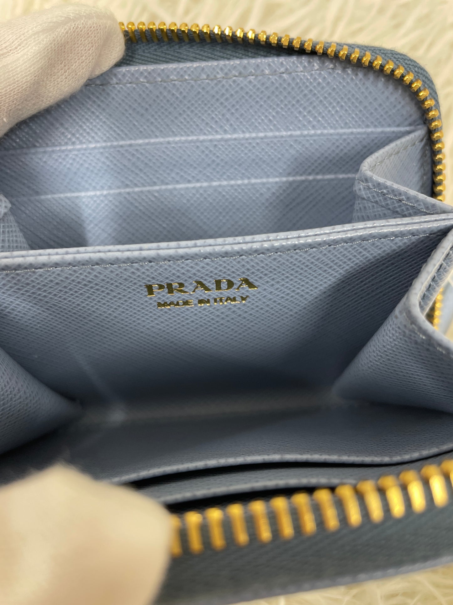 Prada Blue Wallets A-17889