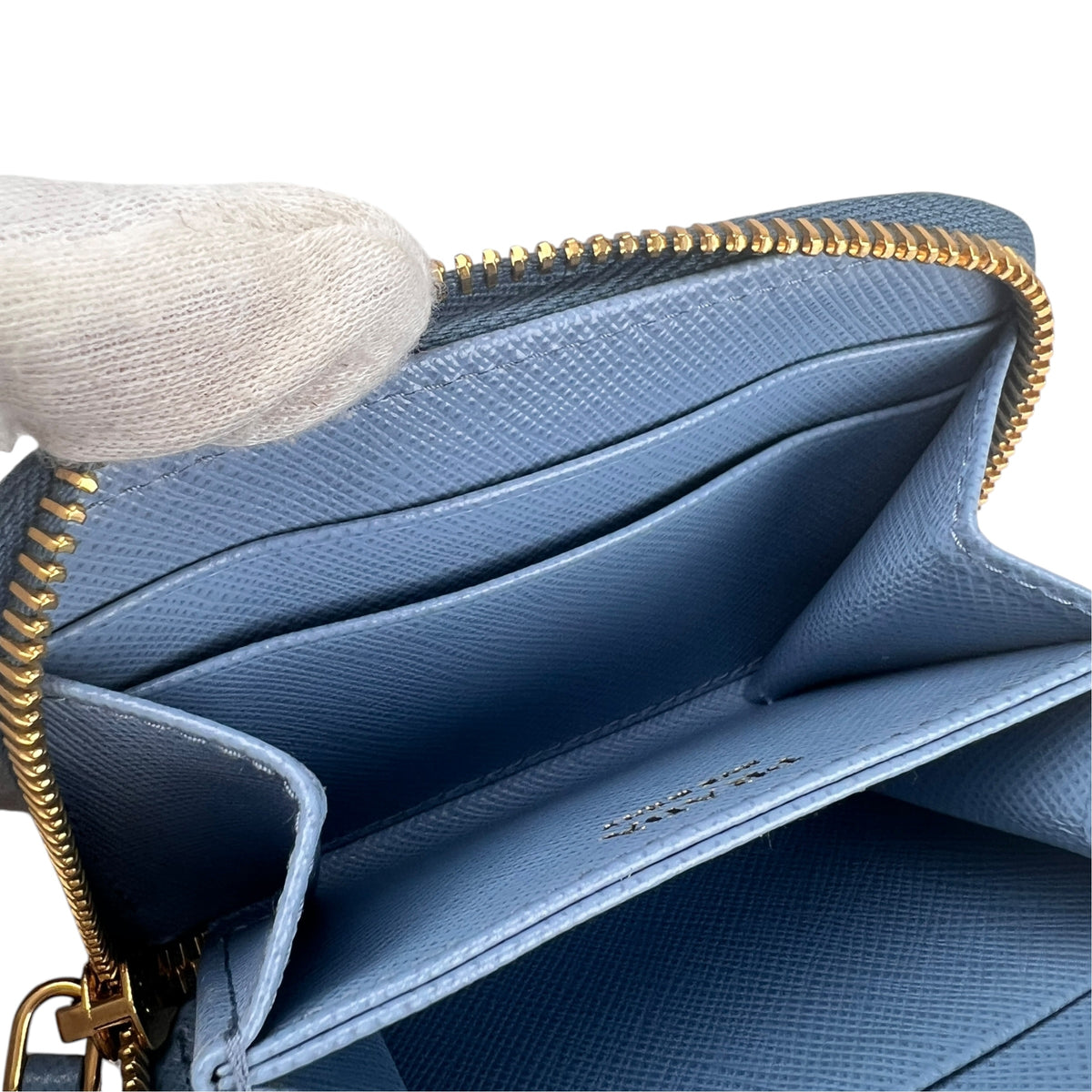 Prada Blue Wallets A-17889