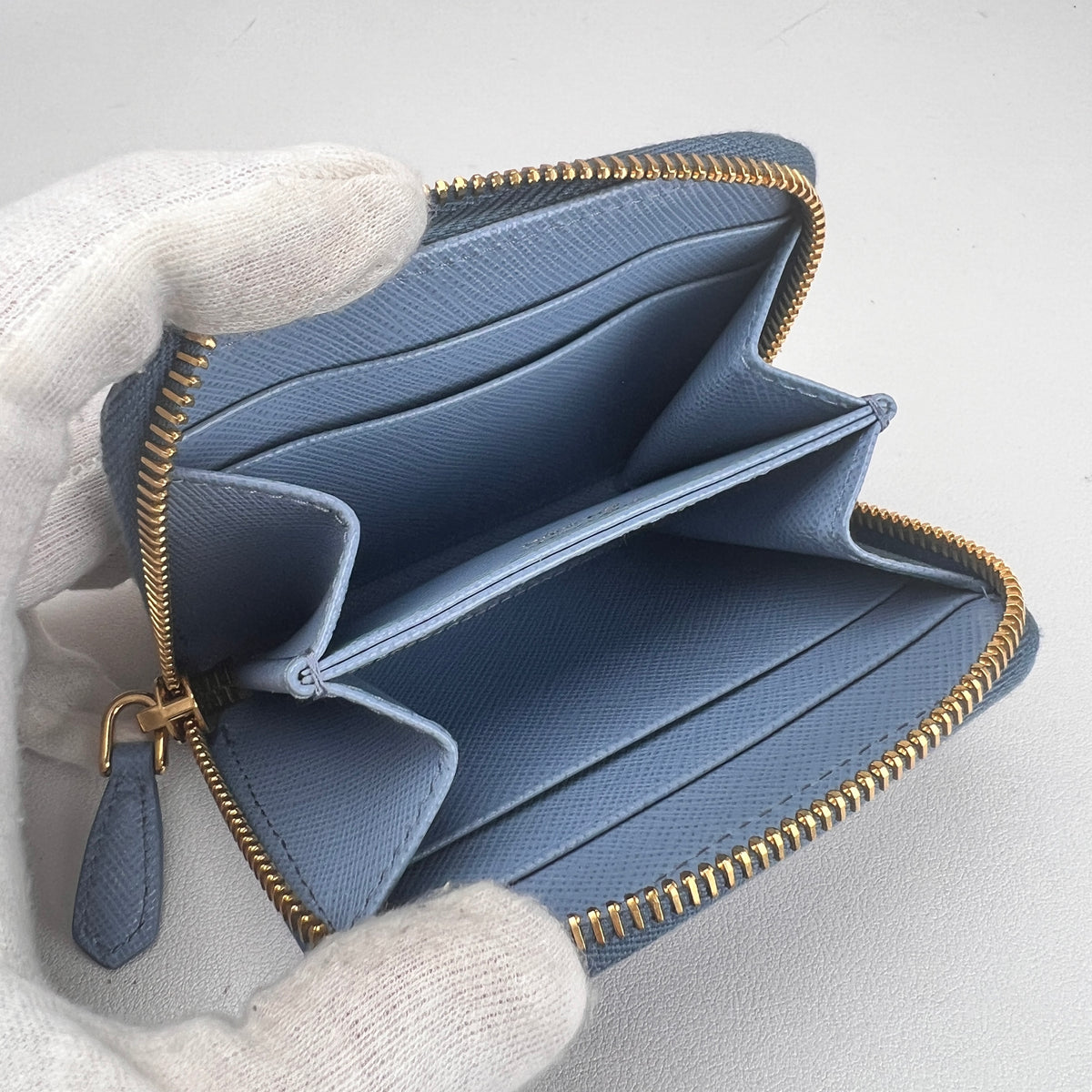 Prada Blue Wallets A-17889