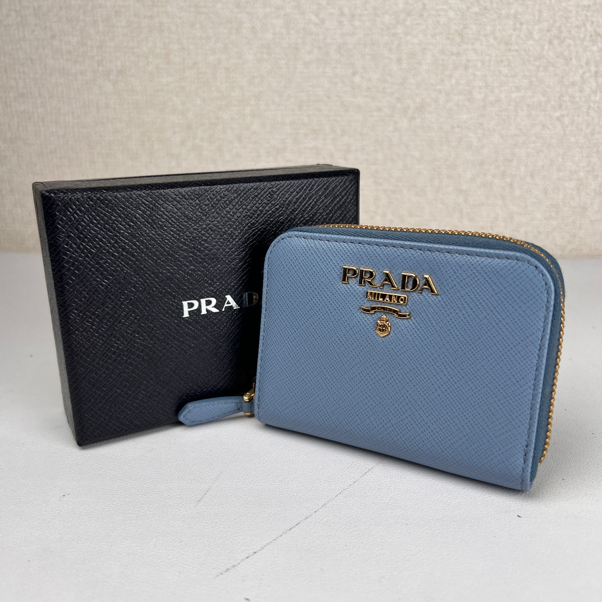 Prada Blue Wallets A-17889