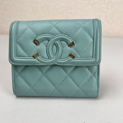 Chanel Blue Wallets A-17896