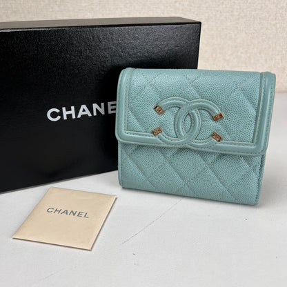 Chanel Blue Wallets A-17896