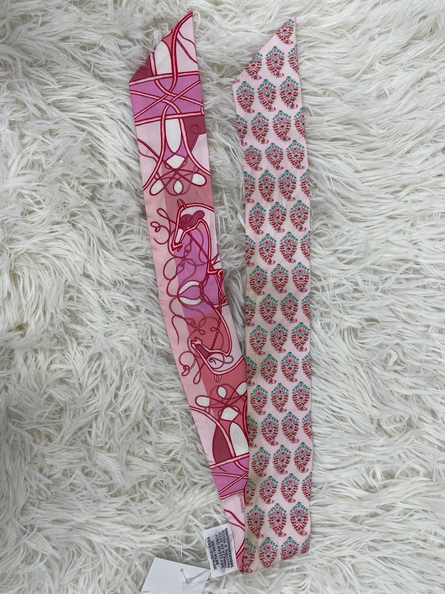 Hermes Pink Scarves A-17899