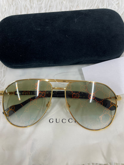 Gucci Gold Sunglasses A-17909