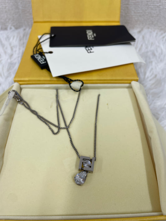 Fendi Silver Necklaces A-17926