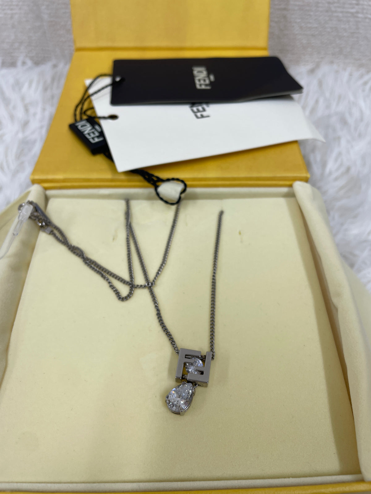 Fendi Silver Necklaces A-17926