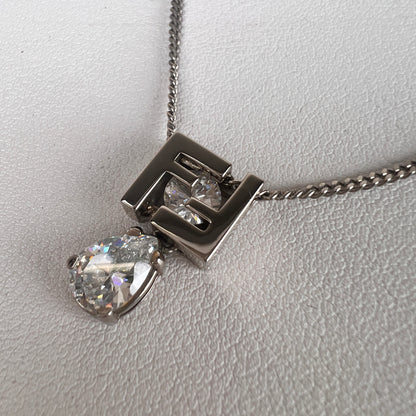 Fendi Silver Necklaces A-17926