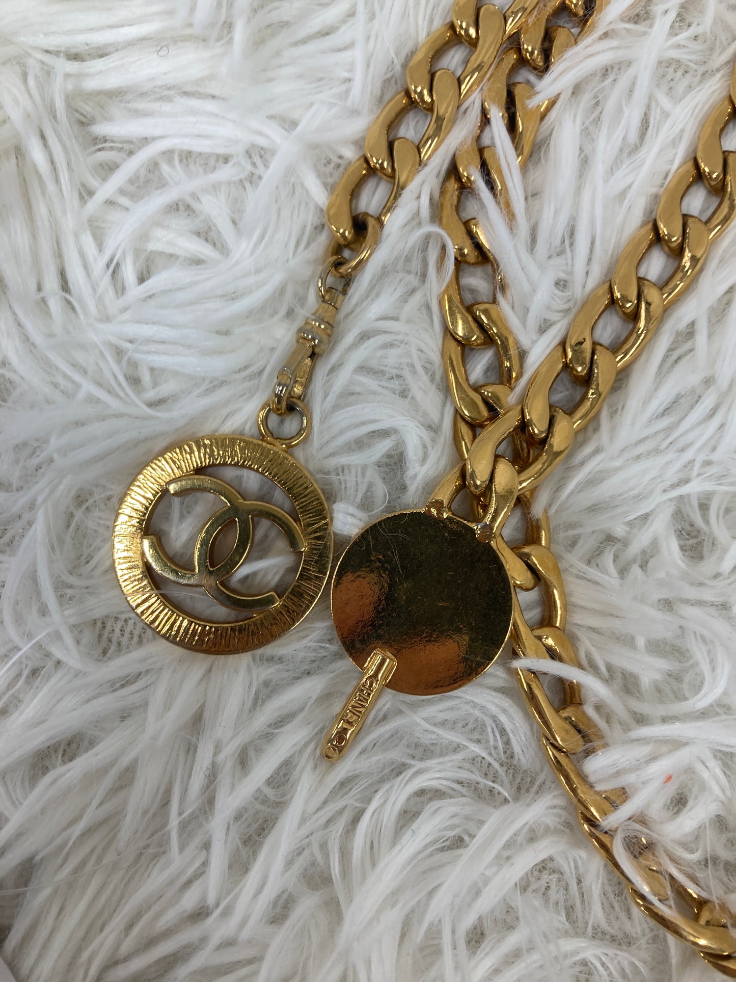 Chanel Gold Belts A-17936