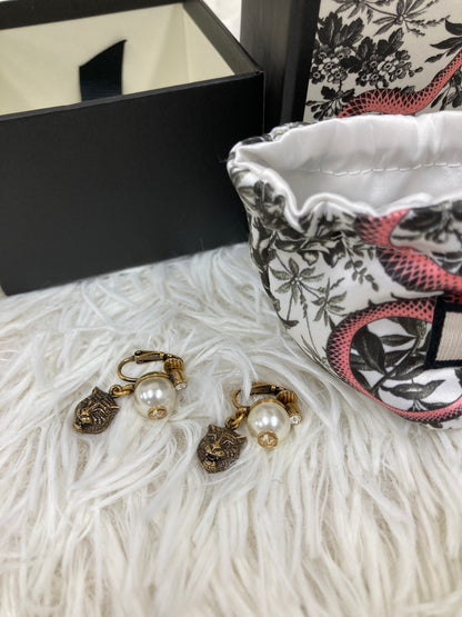 Gucci Gold Earrings A-17940