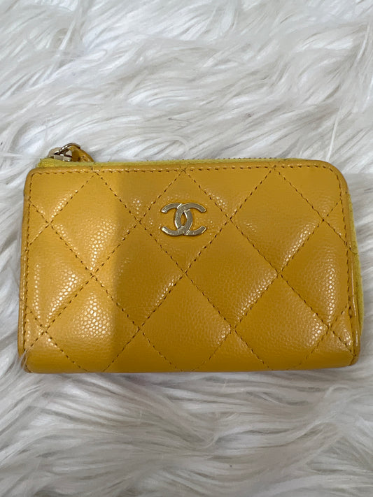 Chanel Yellow Wallets A-17942