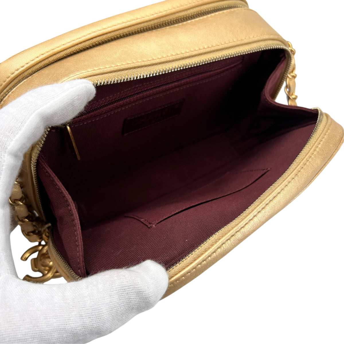 Chanel Gold Shoulder Bags A-17951