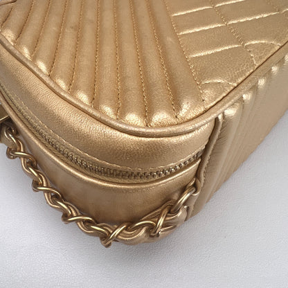 Chanel Gold Shoulder Bags A-17951