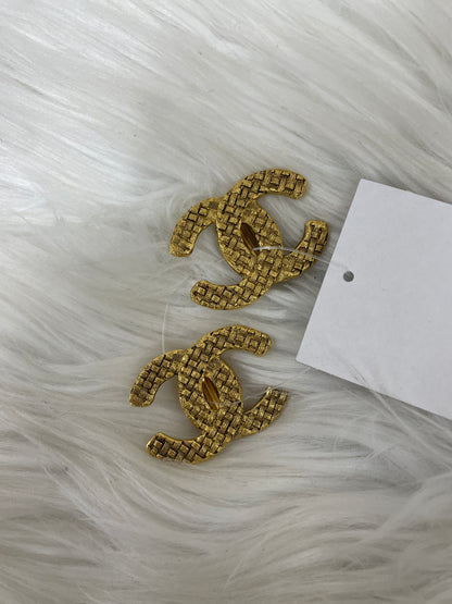 Chanel Gold Earrings A-17987