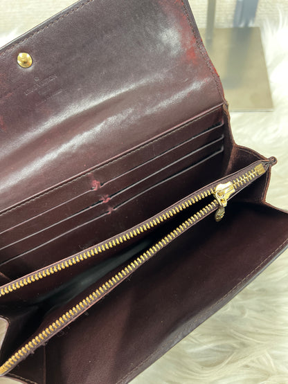 Louis Vuitton Bordeaux Wallets A-17995