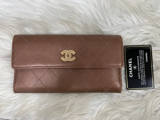 Chanel Brown Wallets A-17997