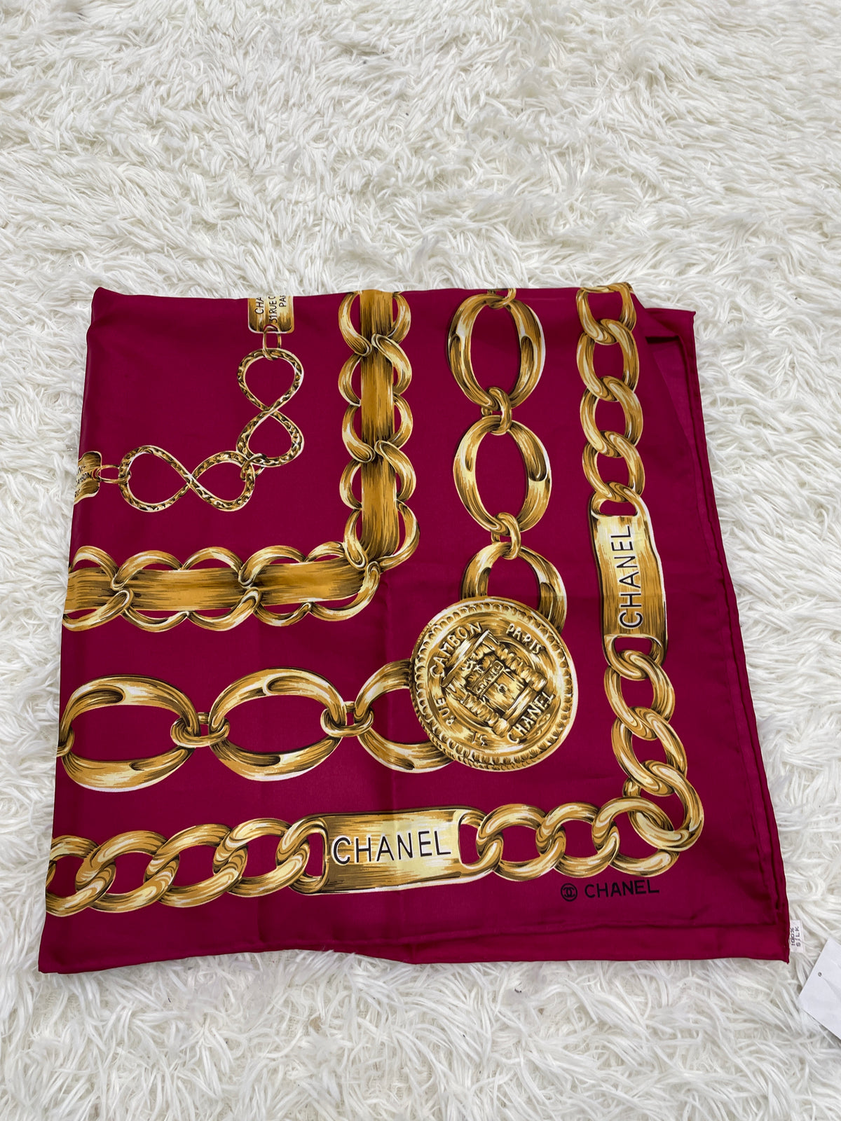 Chanel Red Scarves A-18012