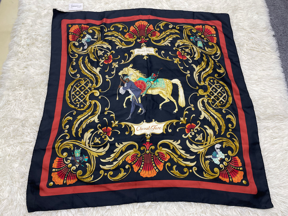 Hermes Black Scarves A-18030