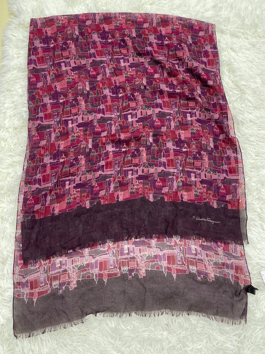 Ferragamo Bordeaux Scarves A-18033
