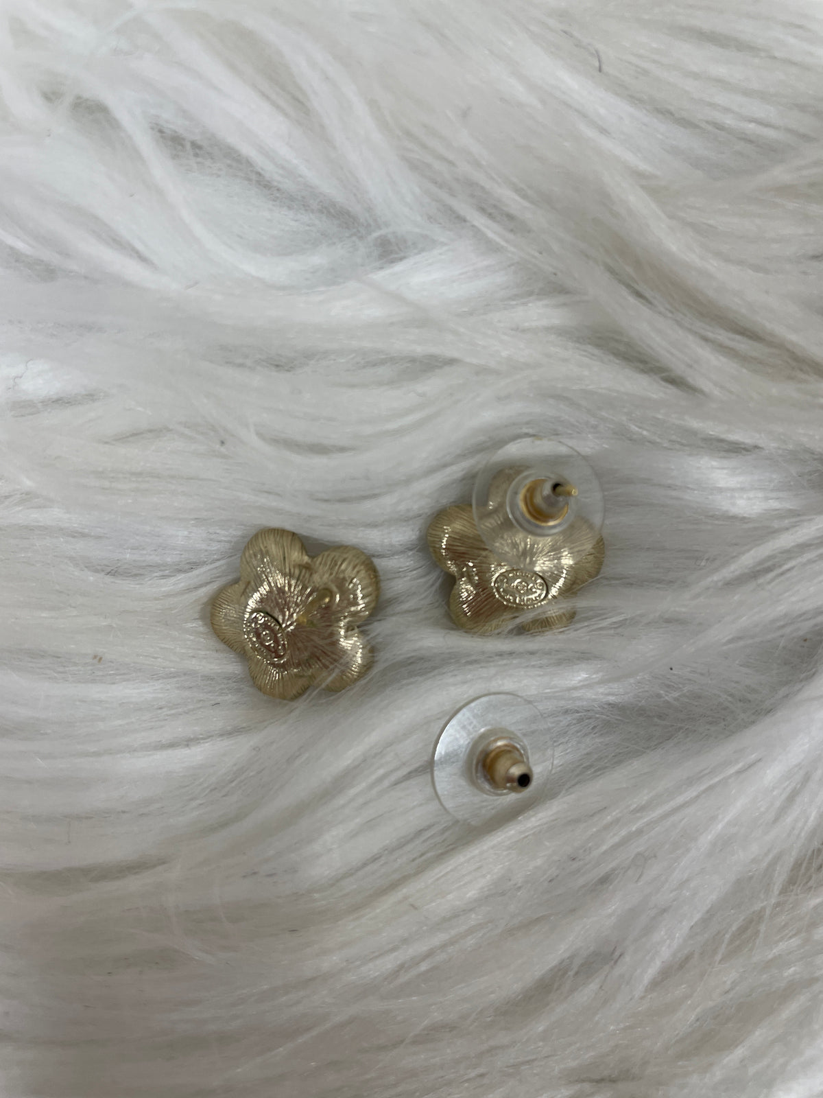 Chanel Gold Earrings A-18039