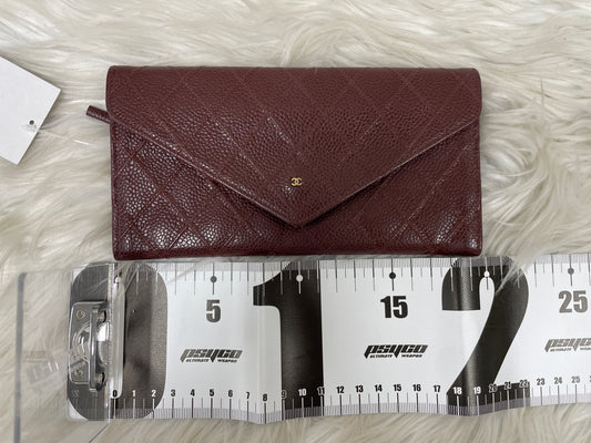 Chanel Bordeaux Wallets A-18043