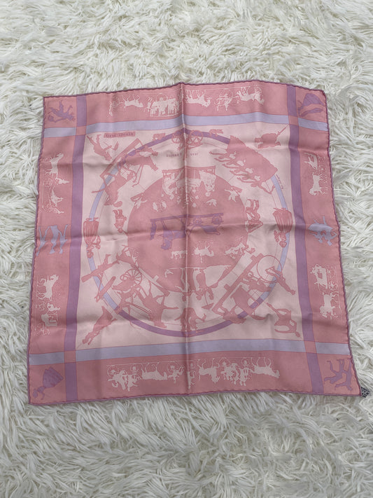 Hermes Pink Scarves A-18044